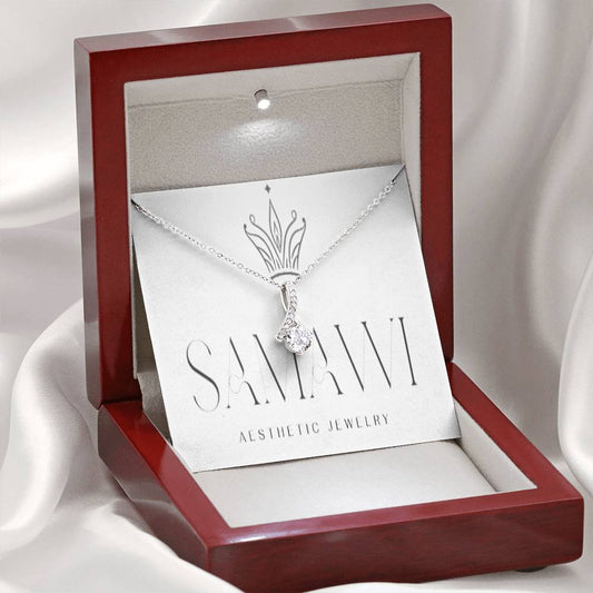 Alluring Beauty Necklace | White Gold